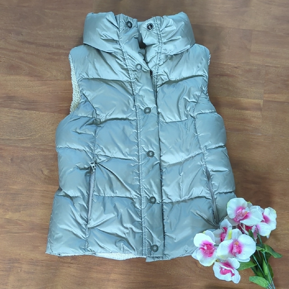 Dylan Gray Quilted Vest High Collar Insulated